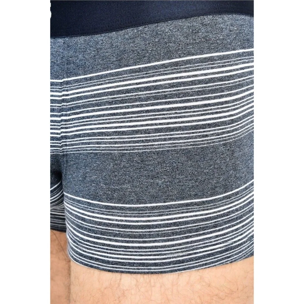 NEW‎ $37 Hugo Boss [ Small ] Striped Underwear Boxer Brief in Grey/Blue